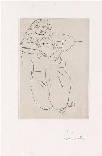 HENRI MATISSE Orientale assise, Voile sur la Tête.